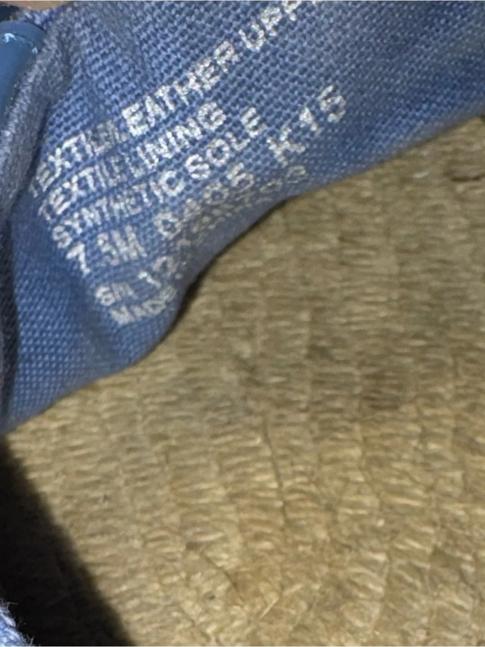 Tory Burch Lonnie Chambray Blue & Patent Leather Logo Flat Espadrilles - 7.5